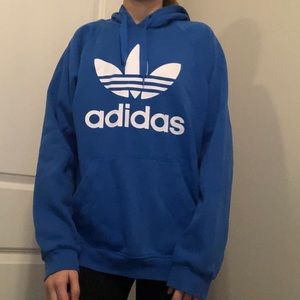 blue adidas hoodie